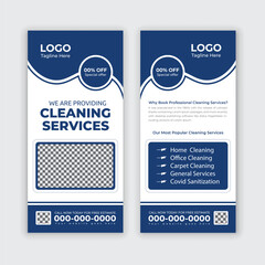 DL flyer, rack card, template for Roof washing, house washing, window cleaning, power washing, pressure washing or Roof cleaning, roof washing dl flyer, rack card template