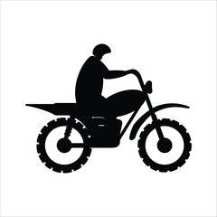 Obraz na płótnie Canvas motorbikes and people icon
