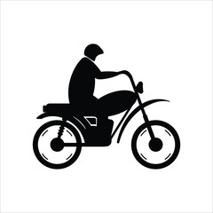 Fototapeta na wymiar motorbikes and people icon