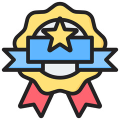 Warranty Outline Color Icon