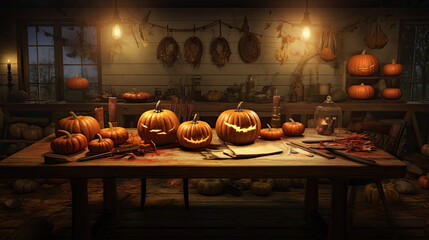 Pumpkin Carving Station