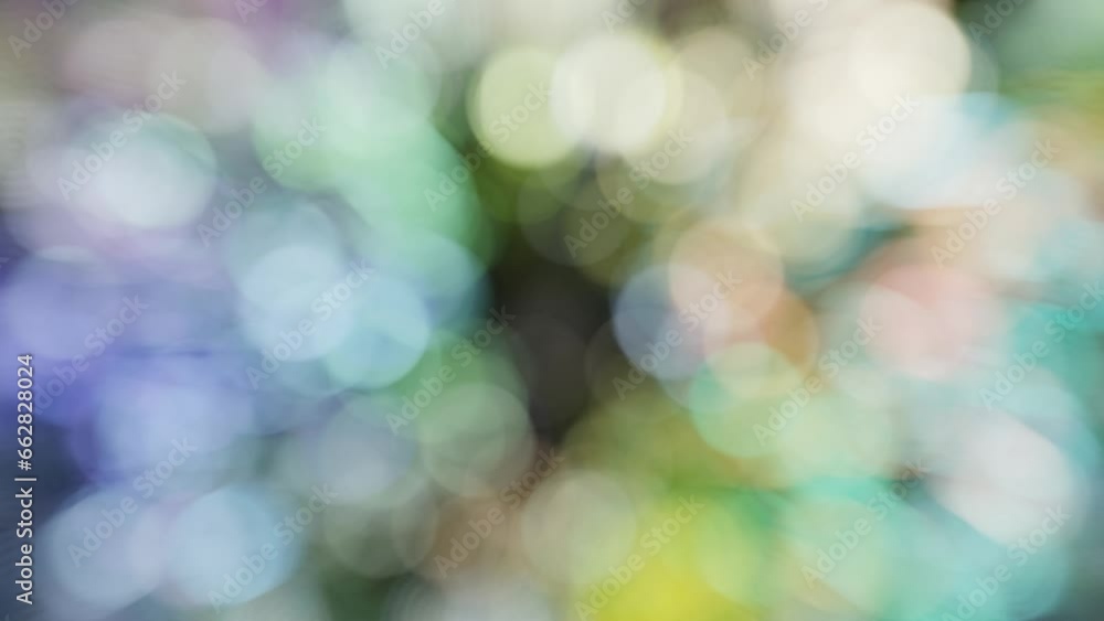 Poster bokeh light blurred circles gradient background animation.
