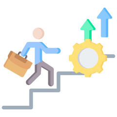 Career Development Flat Icon