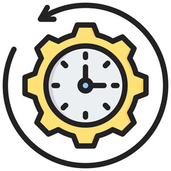 Obsolescence Outline Color Icon