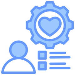 Soft Skill Blue Icon