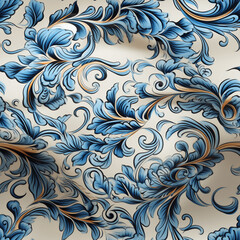 Arabesque Template Texture of Ceramic Plate Art (Tile)	