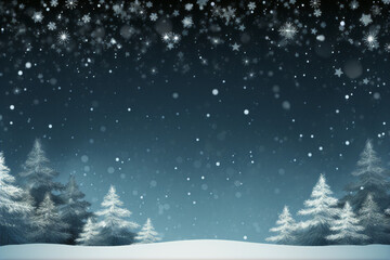 blue winter christmas background wallpaper gift card