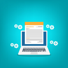 User manual . User guide document.	