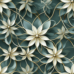 Arabesque template texture of Garden Trellis (Tile)
