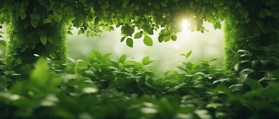 Herb wall, plant wall, natural green wallpaper and background. nature wall. Nature background