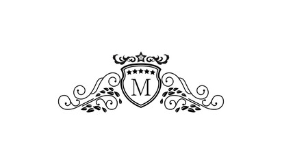 Luxury Floral Logo M