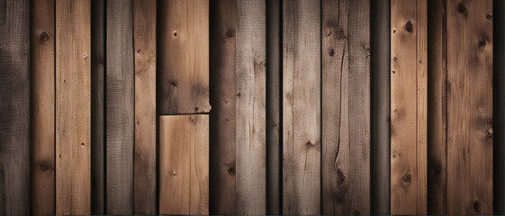 Old wood plank texture background. close up of wall made of wooden planks. Wood panels