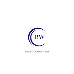 BW logo. B W design. White BW letter. BW, B W letter logo design. Initial letter BW linked circle uppercase monogram logo. B W letter logo vector design. 