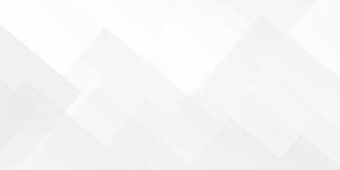 Abstract background seamless with lines and technology square triangle geometric texture background. Space futuristic design concept. Decorative web layout or poster, banner. White grey background.