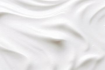Skincare, cosmetics and beauty product, pure white cream lotion texture as abstract background, generative ai - obrazy, fototapety, plakaty