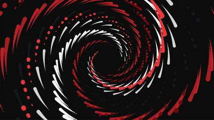 Abstract spiral vortex symbol logo background in dark color. This can be used as a logo or background wallpaper.