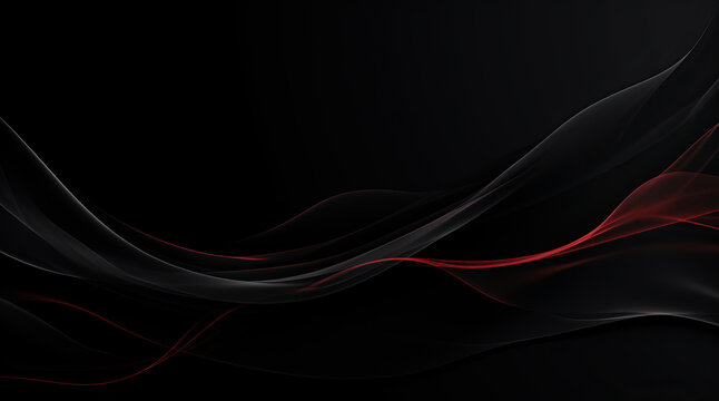  Black and red abstract background for wallpaper oder business card.Abstract background waves. For Webdesign