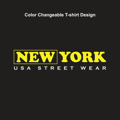 New york city USA street Weart t-shirt Design