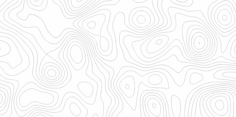 Obraz premium Abstract background with waves Topographic map. Geographic mountain relief. Abstract lines background. Contour maps. Vector illustration, Topo contour map white background, Topographic contour line.
