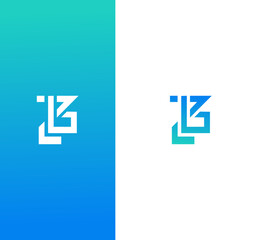 ZB, BZ letter logo
