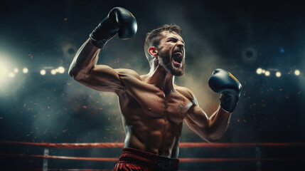 About the sport of professional boxing, Heavy Bag Workout: A boxer strikes a heavy bag with power and precision, demonstrating their strength and training regimen