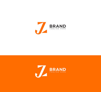 ZJ, JZ letter logo