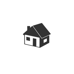 Home icon vector. House, real estate icon symbol isolated
