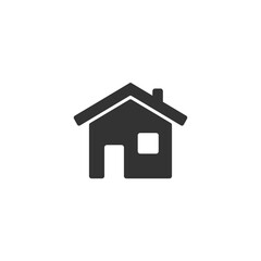 Fototapeta na wymiar Home real estate roof icon logo element. Vector