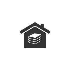 Fototapeta na wymiar Home real estate roof icon logo element. Vector