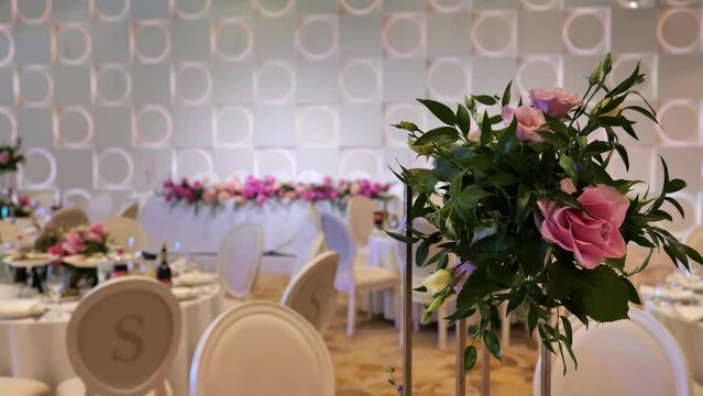 Wedding decor at the Banquet
