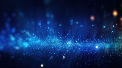 Obraz premium Particles in Modern IT Technology Background Wallpaper