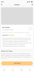 Group Study, Online Lessons and Learning Class Mobile App Ui Kit Template