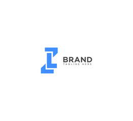 ZL, LZ letter logo - obrazy, fototapety, plakaty