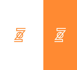 ZO, OZ letter logo - obrazy, fototapety, plakaty