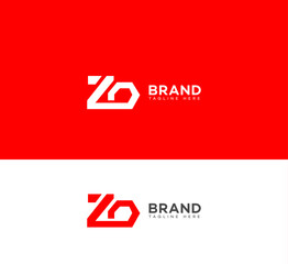 ZO, OZ letter logo - obrazy, fototapety, plakaty