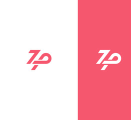 zp, pz letter logo