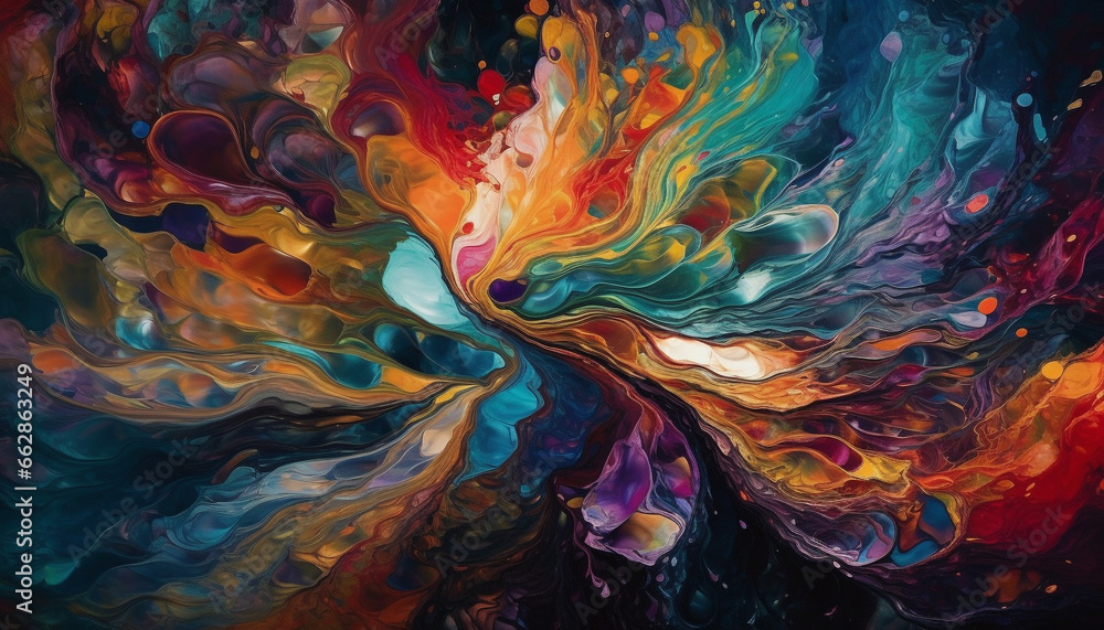 Poster abstract multi colored backgrounds ignite creativity with pattern illustration and design