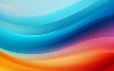 Obraz premium Abstract background with pink,orange and blue wave design - colorful shiny wave with lines created using blend tool.