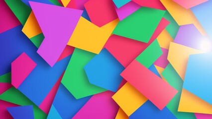 Colorful Abstract Background With Bright Colors