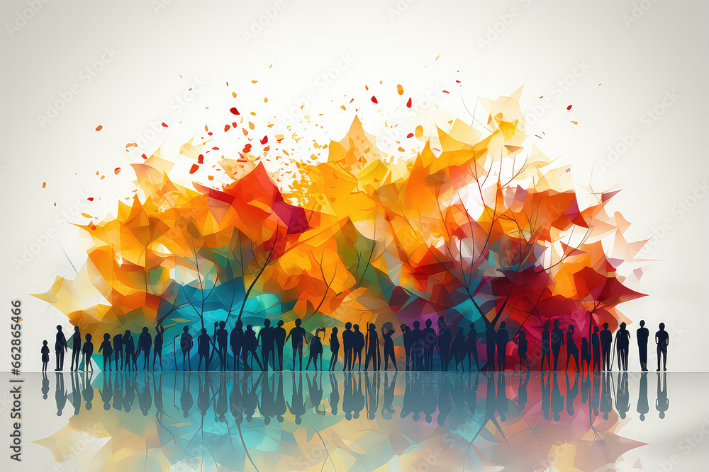 Poster a community organization providing resources and support for underprivileged communities. generative
