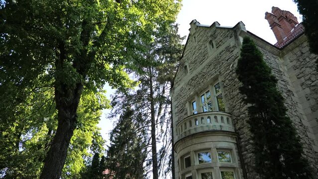 Old European architecture. Very beautiful old European architecture of the cozy tourist city