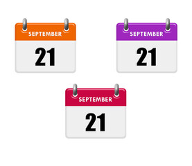 Fototapeta premium 3D international calendar event colection