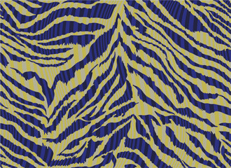 Animal skin seamless pattern. zebra , zebra with flowers, zebra with leo. vector illustration © Sketch