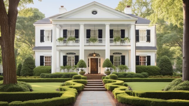 traditional Southern home with expansive porches
