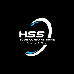 HSS letter logo creative design with vector graphic, HSS simple and modern logo. HSS luxurious alphabet design Vector