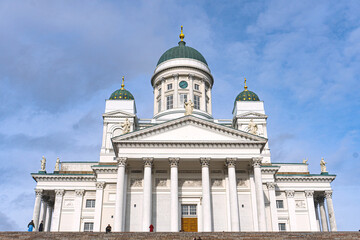 Obraz premium Helsinki Cathedral White church in Helsinki 