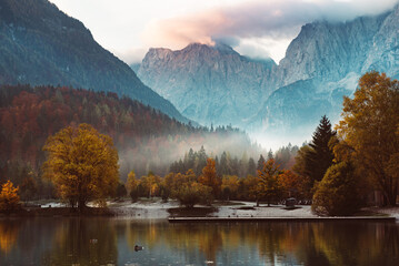 Obraz premium Jasna lake, Slovenia