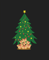 Marry Christmas Tree , Marry Christmas T-shirt, santa Tshirts, Winter