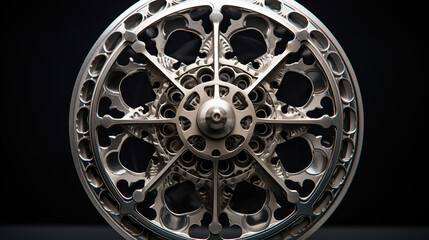 Obraz premium detailed symmetrical cnc machining