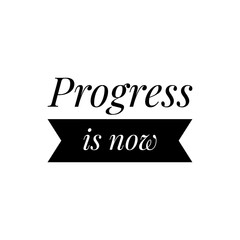 ''Progress'' Concept Quote Illustration